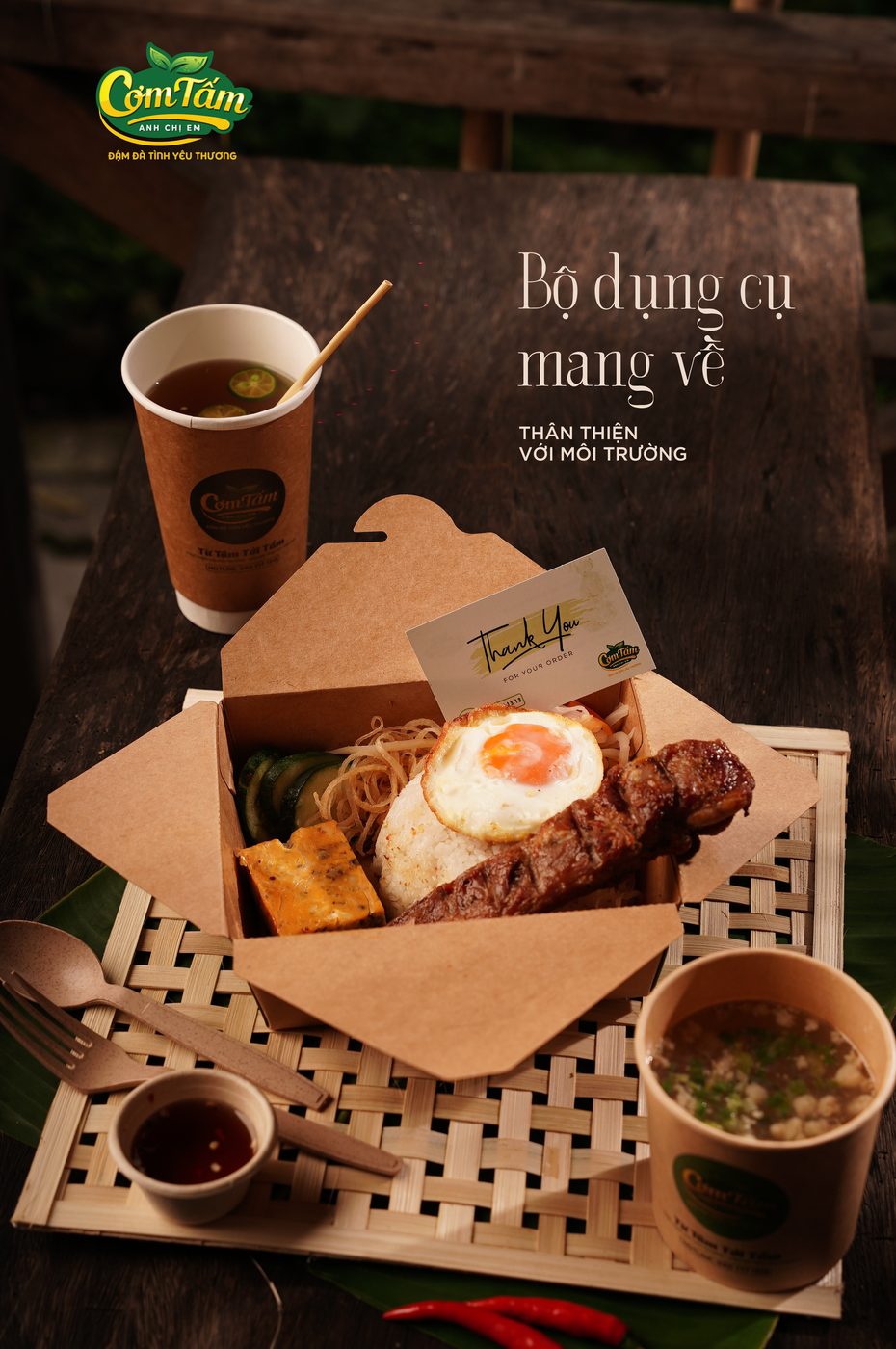 Bộ dụng cụ mang về thân thiện môi trường